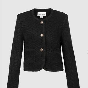 Black tweed blazer